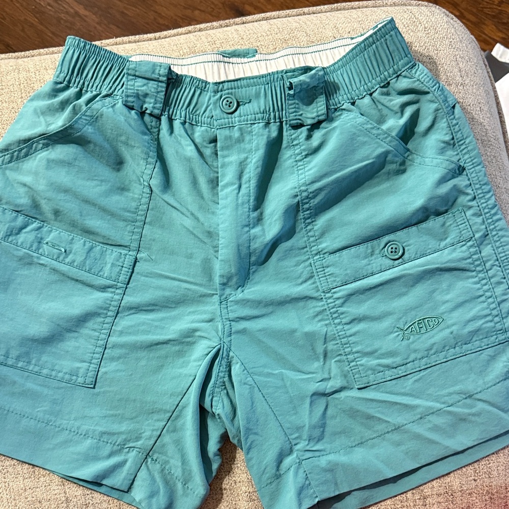 AFTCO Men's Aqua Cargo Shorts
